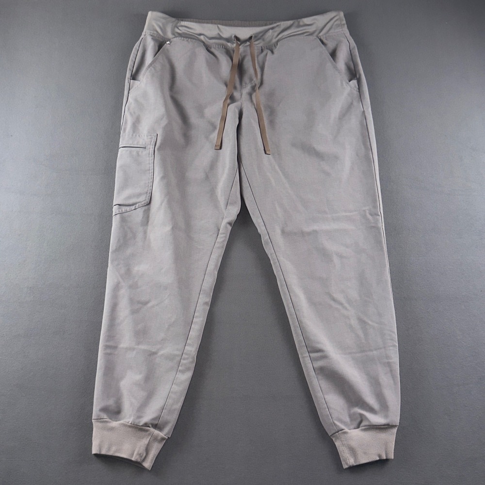 FIGS Zamora Jogger Scrub Pants Womens XL Gray Technical Collection W18SW2005